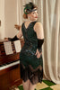 Load image into Gallery viewer, Sequin Royal Blue Plus Size 1920s Flapper Dress