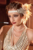 Load image into Gallery viewer, Champagne 1920s Accessories Five Pieces Sets