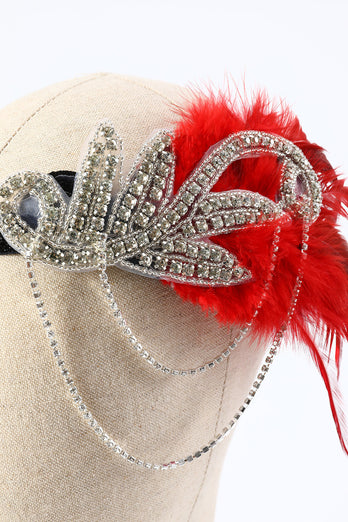 1920s Red Costume Accessories Set