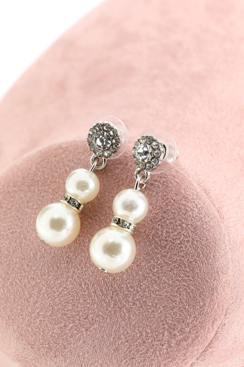 Load image into Gallery viewer, White Pearl 1920s Accessories Set