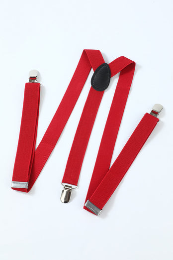 Red 1920s Accessories Set for Men