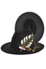 Load image into Gallery viewer, Black Heart Printed 1920s Bowler Hat